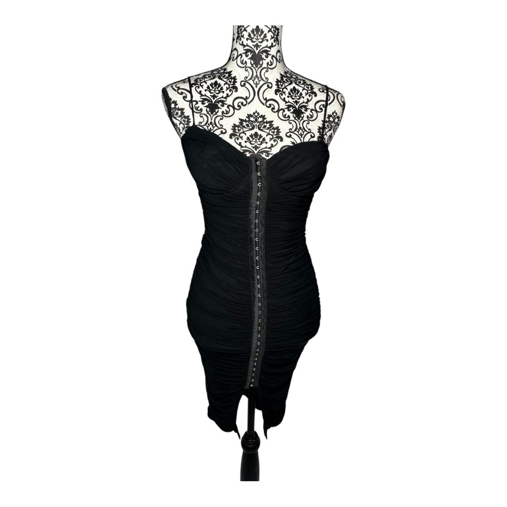 Privy Elegant Black Body-con Dress Size 8